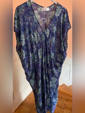 Walker & wade Saachi maxi kaftan dress Anthropologie marie france van damme co L